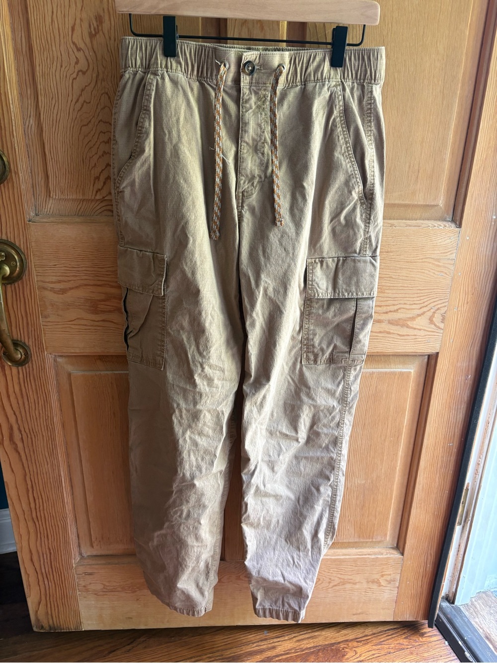 Eddie Bauer Casual Cargo Jogger Pants - Khaki | Medium | Gorpcore